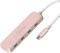 j5create Eco-Friendly 4-in-1 USB-C Hub rosa, 2x USB-A 3.1, 2x USB-C 3.1, USB-C 3.1 [Stecker] Vorschaubild