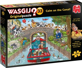 Jumbo Wasgij Original 33 Ruhige Fahrt auf dem Kanal!