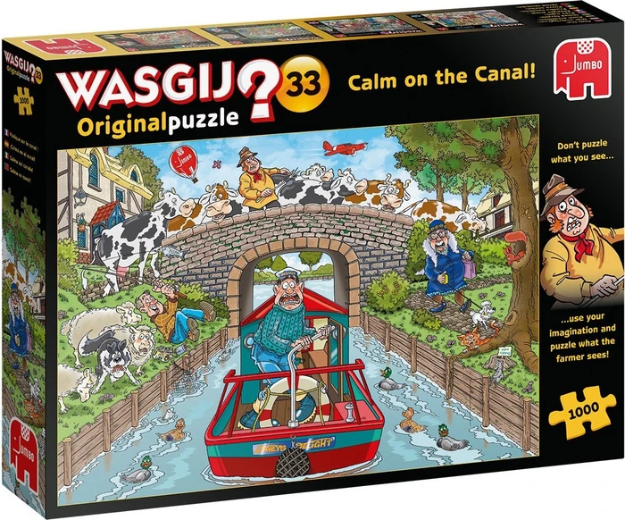 Jumbo Wasgij Original 33 Ruhige Fahrt auf dem Kanal!