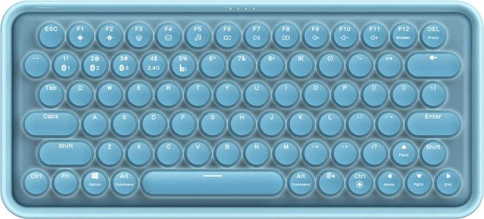Rapoo Ralemo Pre 5 Multi-mode, blau, LEDs weiß, BLUE Switches, USB/Bluetooth, DE