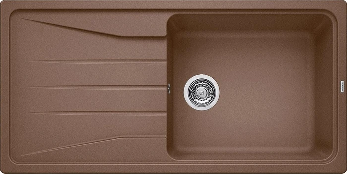 Blanco Sona XL 6S Einbau Becken reversibel mit Ablauffernbedienung muskat