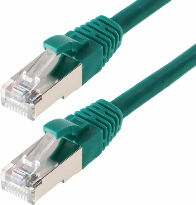 Helos Premium Patchkabel, Cat5e, SF/UTP, RJ-45/RJ-45, 7.5m, grün