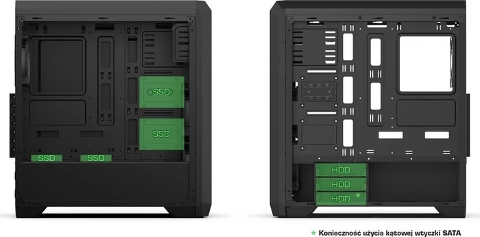 Endorfy SilentiumPC Regnum RG4T RGB Pure Black, Glasfenster