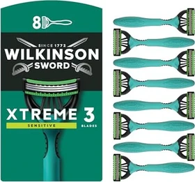 Wilkinson Sword Xtreme 3 Sensitive Einwegrasierer, 8 Stück