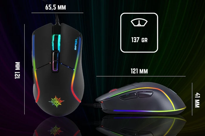 Inca IMG-GT16 RGB Gaming Mouse, USB