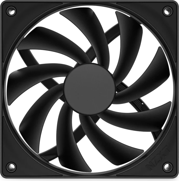 NZXT F Series F120Q (2024), Matte Black, schwarz, 120mm