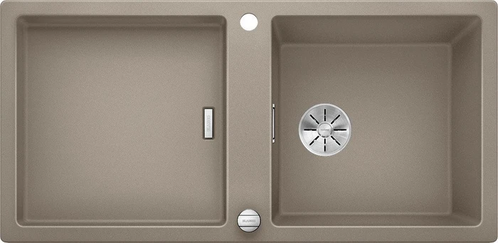 Blanco Adon XL 6 S InFino Einbau Becken reversibel mit Ablauffernbedienung tartufo