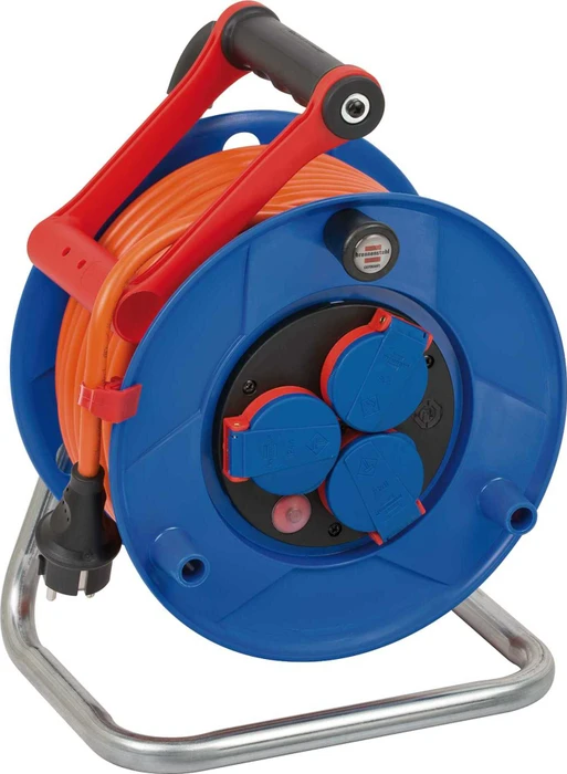 Brennenstuhl Garant Kabeltrommel, Schuko auf 3x Schuko, 25m, IP44, AT-N07V3V3-F 3G1,5