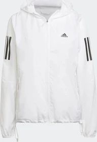 adidas Own The Run Hooded Running Windbreaker Laufjacke weiß (Damen)