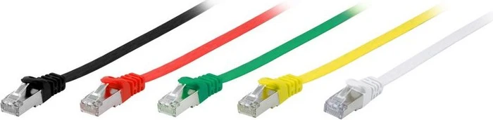 Equip FLAT Flach-Patchkabel, Cat6a, U/FTP, RJ-45/RJ-45, 5m, weiß
