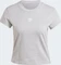 adidas Essentials Slim T-Shirt kurzarm medium grey heather (Damen) Vorschaubild