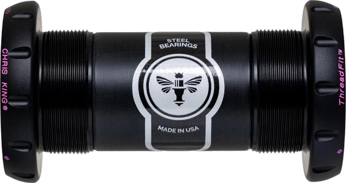 Chris King ThreadFit Stahl BSA Innenlager schwarz
