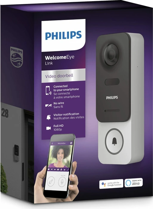 Philips WelcomeEye Link Video-Türsprechanlage, Video-Türklingel
