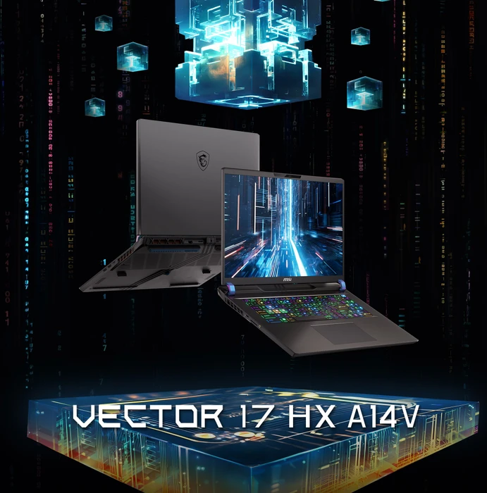 MSI Vector 17 HX A14VHG-1008, Cosmos Gray, Core i9-14900HX, 32GB RAM, 2TB SSD, GeForce RTX 4080, DE