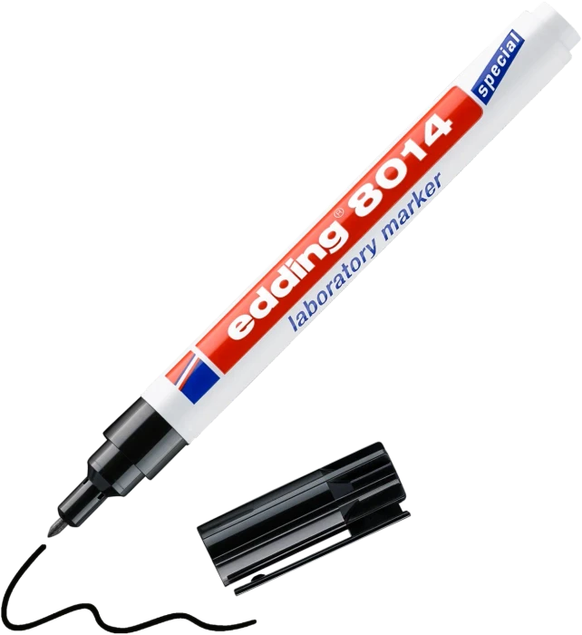 edding 8014 Labormarker schwarz 1,0 mm, 1 St.