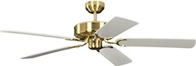 Pepeo Potkuri Deckenventilator messing seidenmatt/weiß