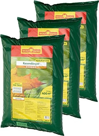 Wolf-Garten LK-MU400 Herbst Rasendünger, 10kg