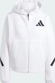 adidas Z.N.E. Zip Hoodie weiß (Damen)