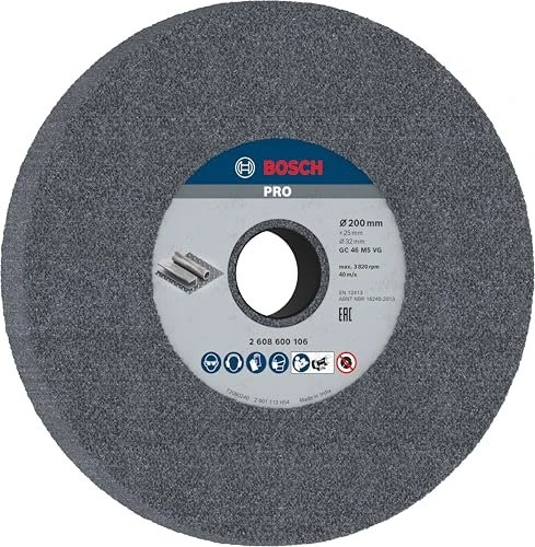Bosch Professional PRO Metal Schleifscheibe K46, 200x25x32mm, 1 Stück
