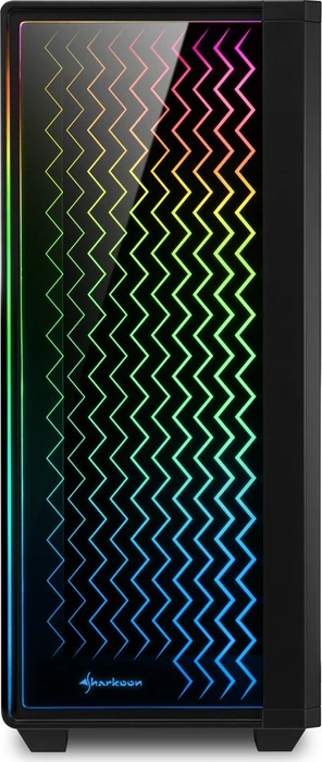 Sharkoon RGB LIT 200, Glasfenster