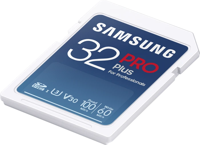 Samsung PRO Plus for Professionals R100/W60 32GB, UHS-I U3, Class 10