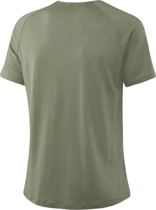 Löffler Printshirt LIG Merino Tencel CF Funktionsshirt kurzarm seagrass (Herren)