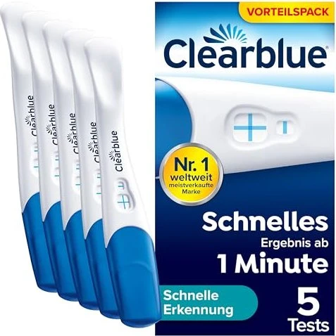 Clearblue Frühe Erkennung Schwangerschaftstest, 5 Stück