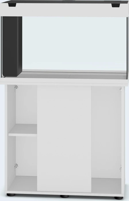 Juwel Rio 125 LED Aquarium-Set mit Unterschrank, weiß/weiß, 125l