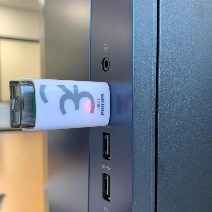 Philips Flash Drive Click Edition 32GB weiß/grau, USB-C, USB 3.2 Gen 1×1