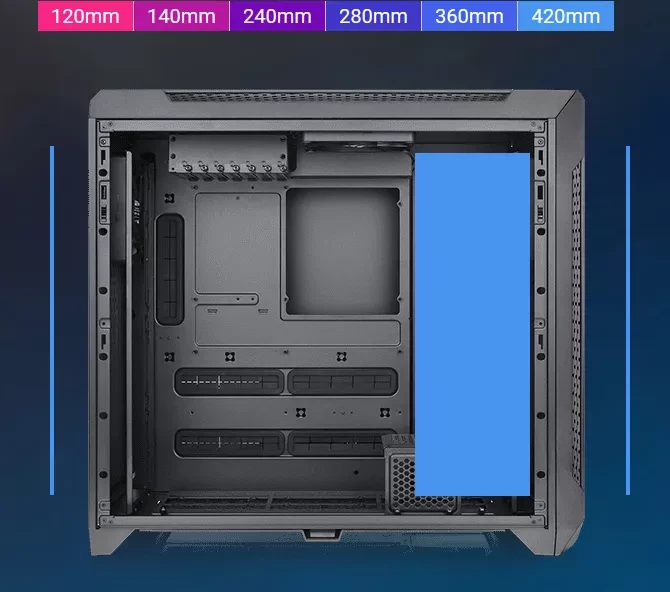 Thermaltake CTE C750 Air, schwarz, Glasfenster
