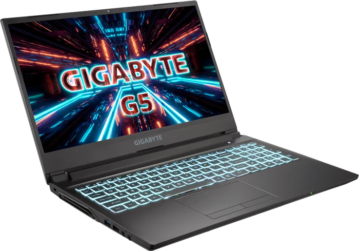 GIGABYTE G5, Core i5-11400H, 16GB RAM, 512GB SSD, GeForce RTX 3050 Ti, DE