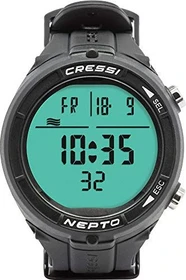 Cressi Nepto Freitauch Tauchcomputer schwarz