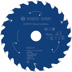 Bosch Professional Expert Wood Cordless Kreissägeblatt 24Z, 136x1x20mm, 1 Stück