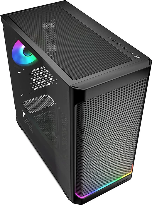 Sharkoon MK4W RGB Strip Black, Glasfenster