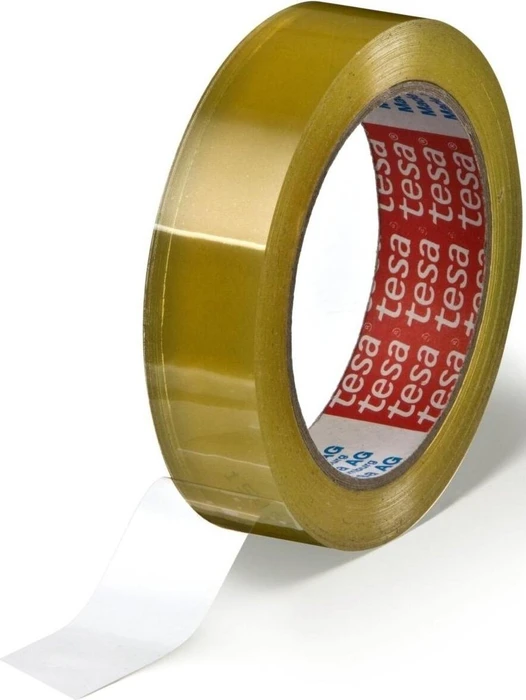 tesa tesafilm 4204 PVC Klebeband transparent, 12mm/66m, 12 Stück
