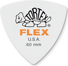 Dunlop Tortex Flex Triangle Pick, .60mm, 6-Pack