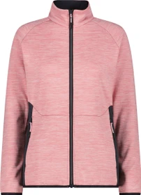 CMP Fleece Grid Tech Jacke pink melange (Damen)