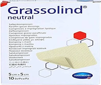Hartmann Grassolind Salbenkompressen steril