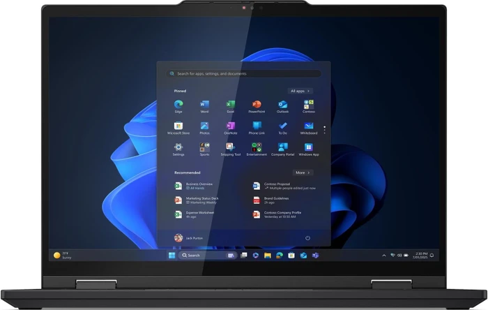 Lenovo ThinkPad T14s 2-in-1 G1, schwarz, Core Ultra 5 225U, 16GB RAM, 512GB SSD, DE