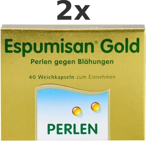Espumisan Gold Perlen Weichkapseln, 40 Stück