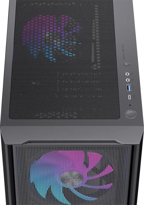 Einarex Pulse PM150 RGB Black, schwarz, Glasfenster