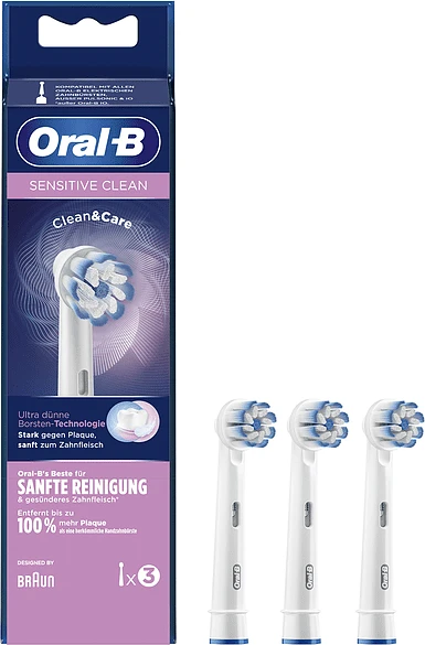 Oral-B Sensitive Clean Ersatzbürste, 3 Stück