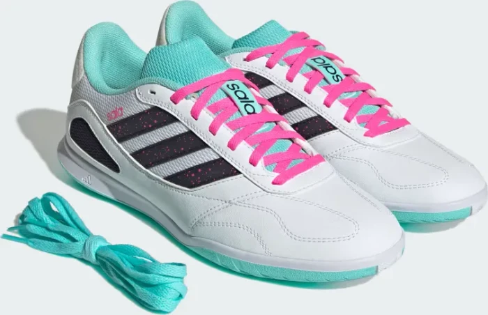 adidas Super Sala Competition 3 cloud white/aurora black/flash aqua