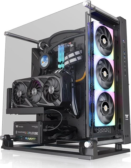 Thermaltake Core P3 TG Pro, schwarz, Glasfenster