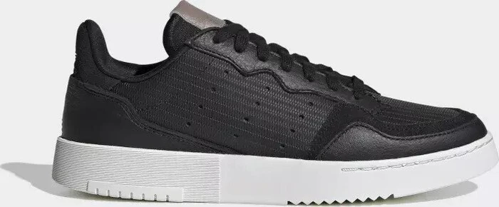 adidas Supercourt core black/crystal white/platinum metallic (Damen)
