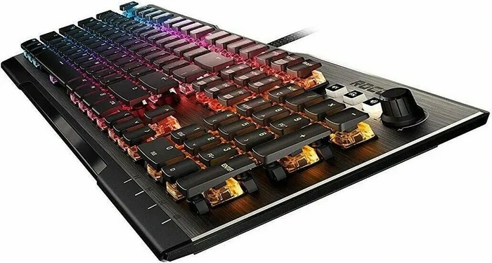 Roccat Vulcan 100 Aimo, grau, LEDs RGB, Titan Tactile, USB, US