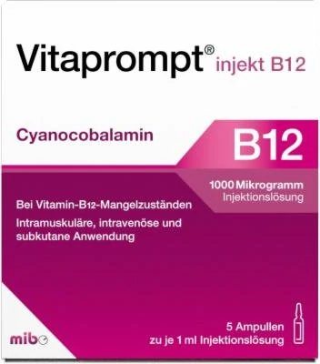 Vitamin B12 1000 Inject Jenapharm Injektionslösung, 5 Stück