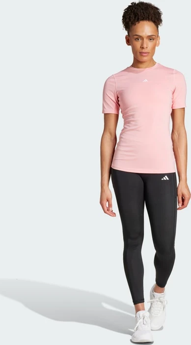adidas Techfit Training Kompressionsshirt kurzarm semi pink spark (Damen)