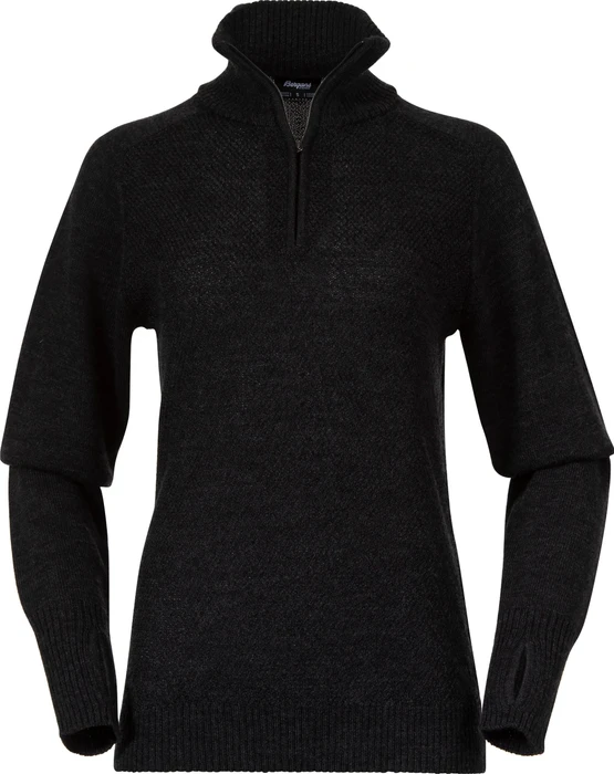 Bergans Ulriken Light Merino Pullover dark shadow grey (Damen)