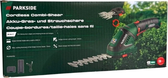 Parkside PGSA 4 C4 Akku-Strauchschere inkl. Akku 2.0Ah